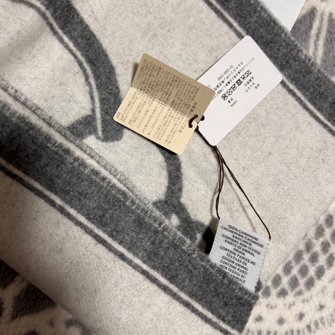 Nine　エルメス　カシミヤ　マフラー 《モール》　新品未使用