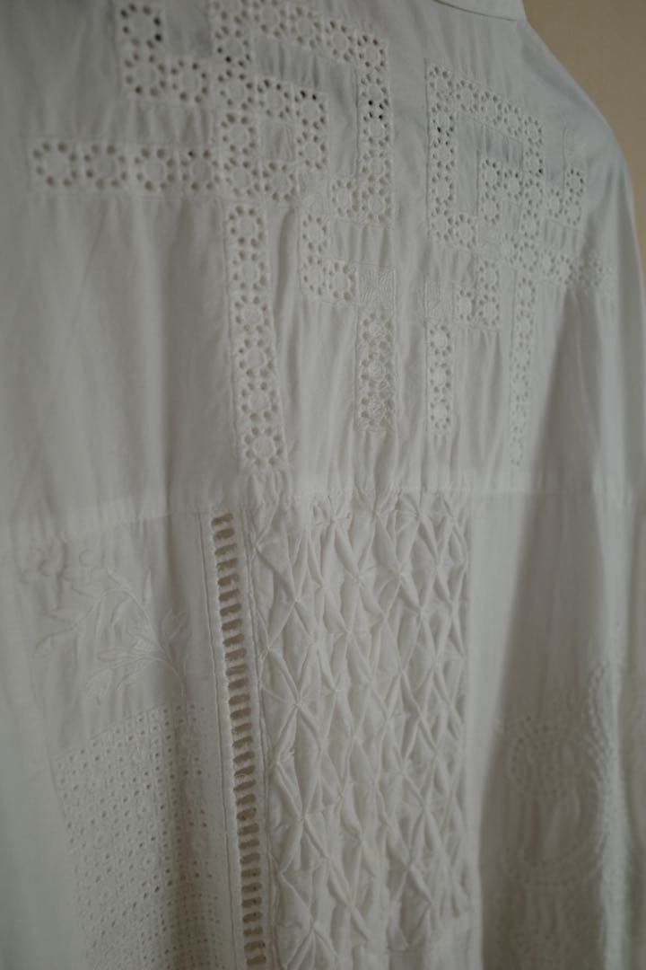 nudevintage×JOURNAL STANDARDレースパッチワークシャツ - メルカリ