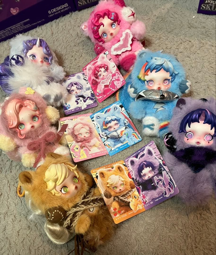 ポップマート スカルパンダ×マイリトルポニー アソートBOX 6個入り 6体