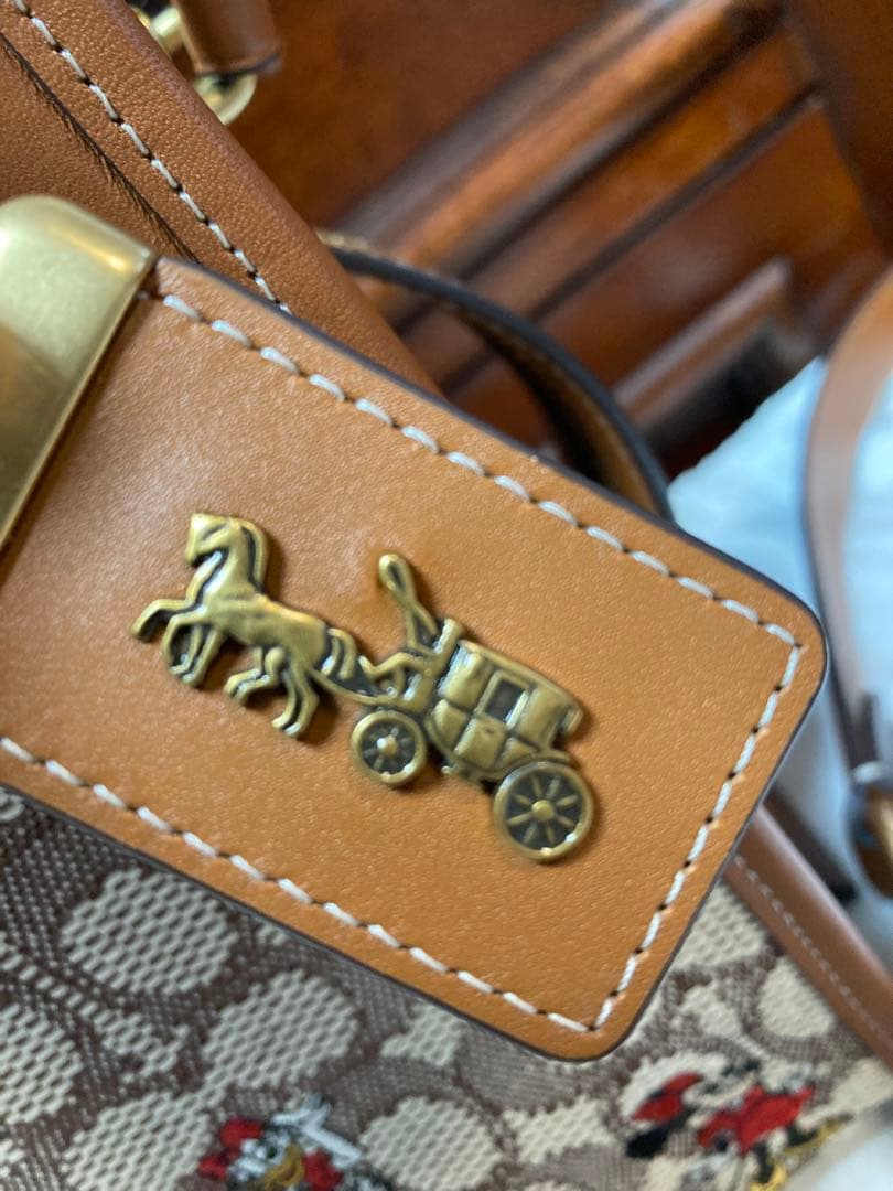 ご予約品【DISNEY×COACH】ディズニー50周年 ショルダーバッグ - メルカリ
