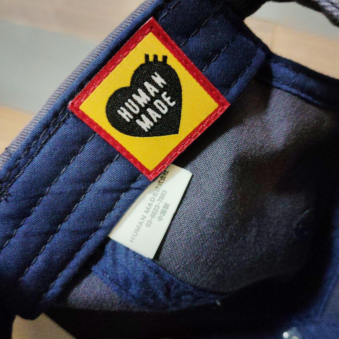 Human Made ネイビー ベースボールキャップ - メルカリ