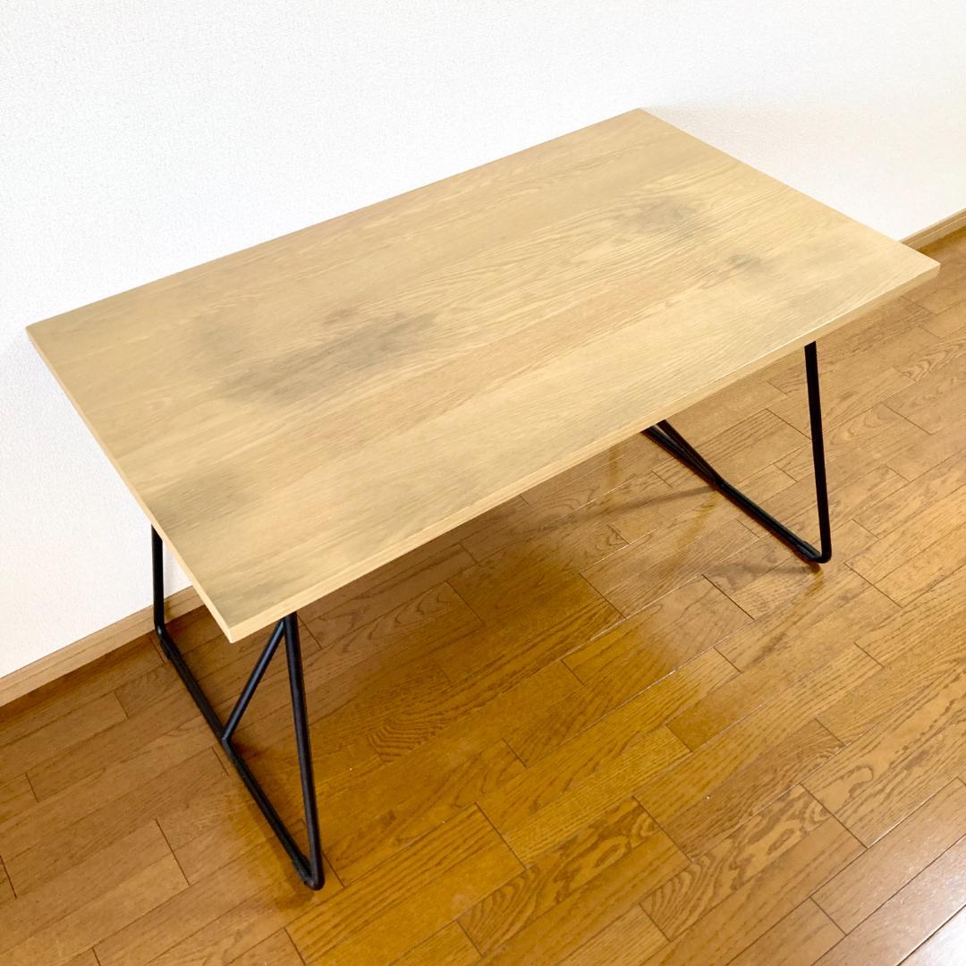 無印良品 木製折りたたみテーブル ダイニング デスク 学習机 120