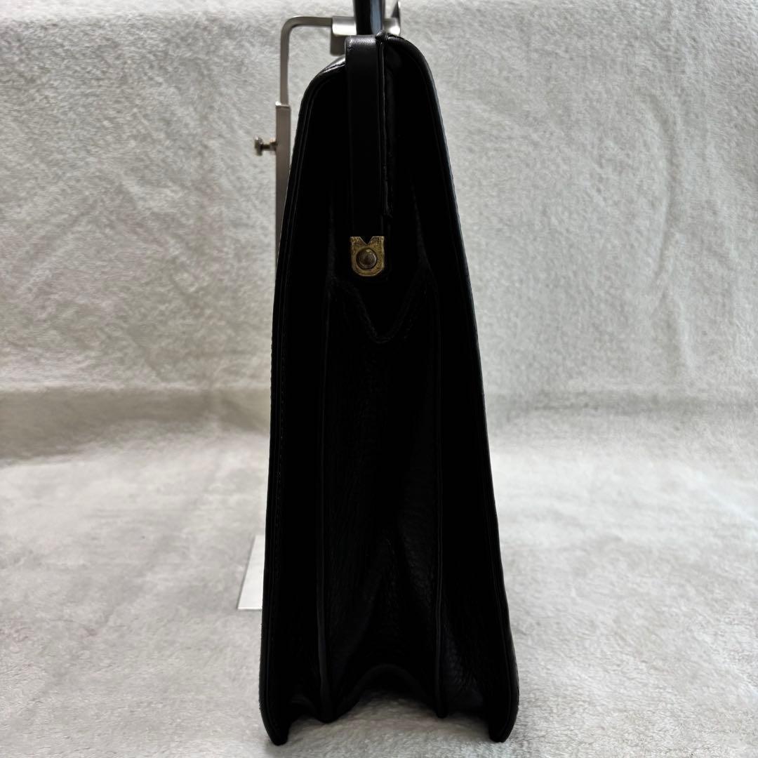 Burberrys バーバリーズ ヴィンテージ ダレスバッグ ブラック レザー