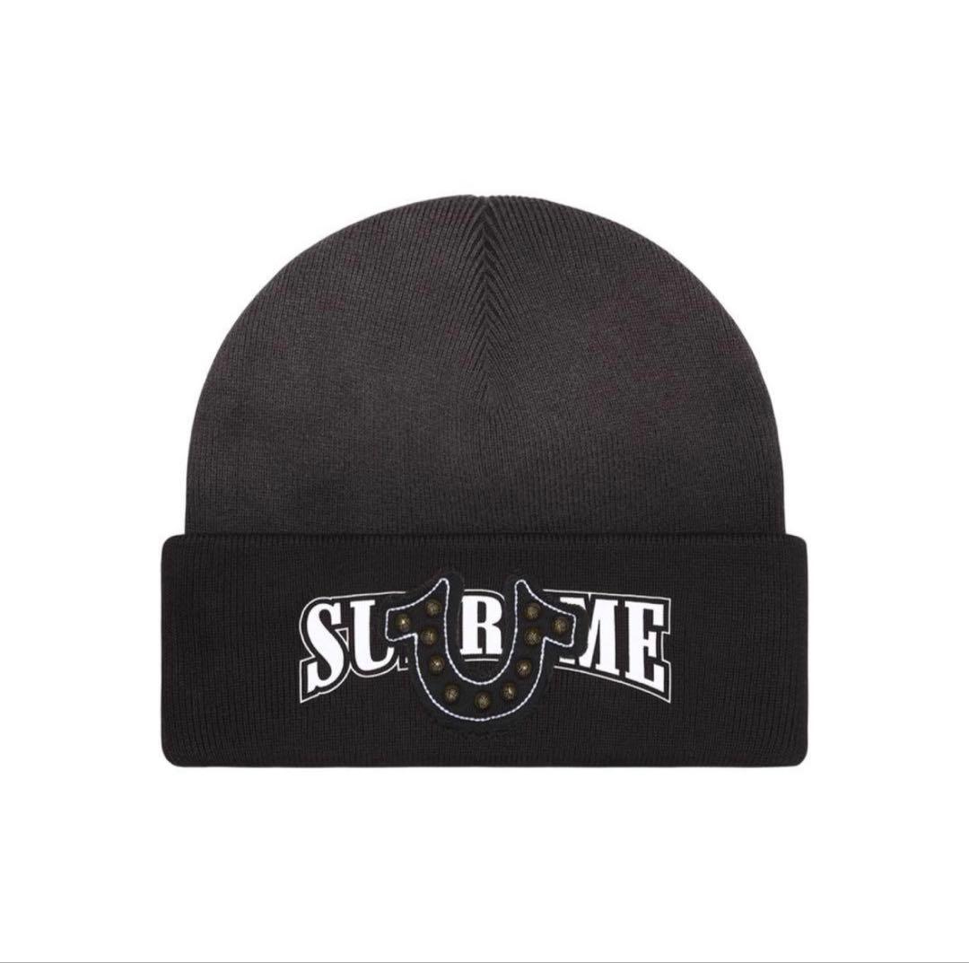 帽子 Supreme beanie black Supreme Beanie Black with leather Supreme Patch | eBay