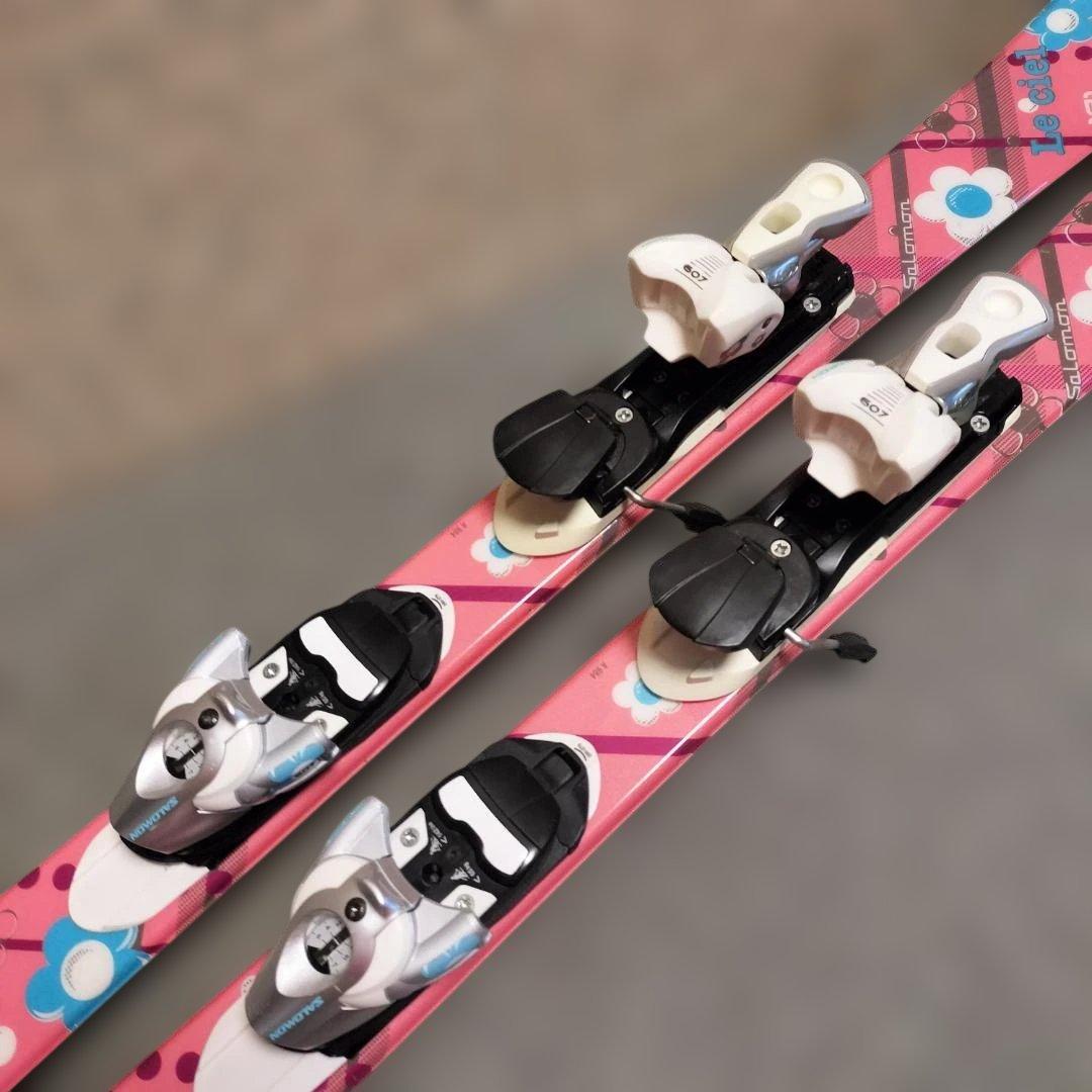 サロモン ジュニアスキー板 130cm Le ciel ビンディング付