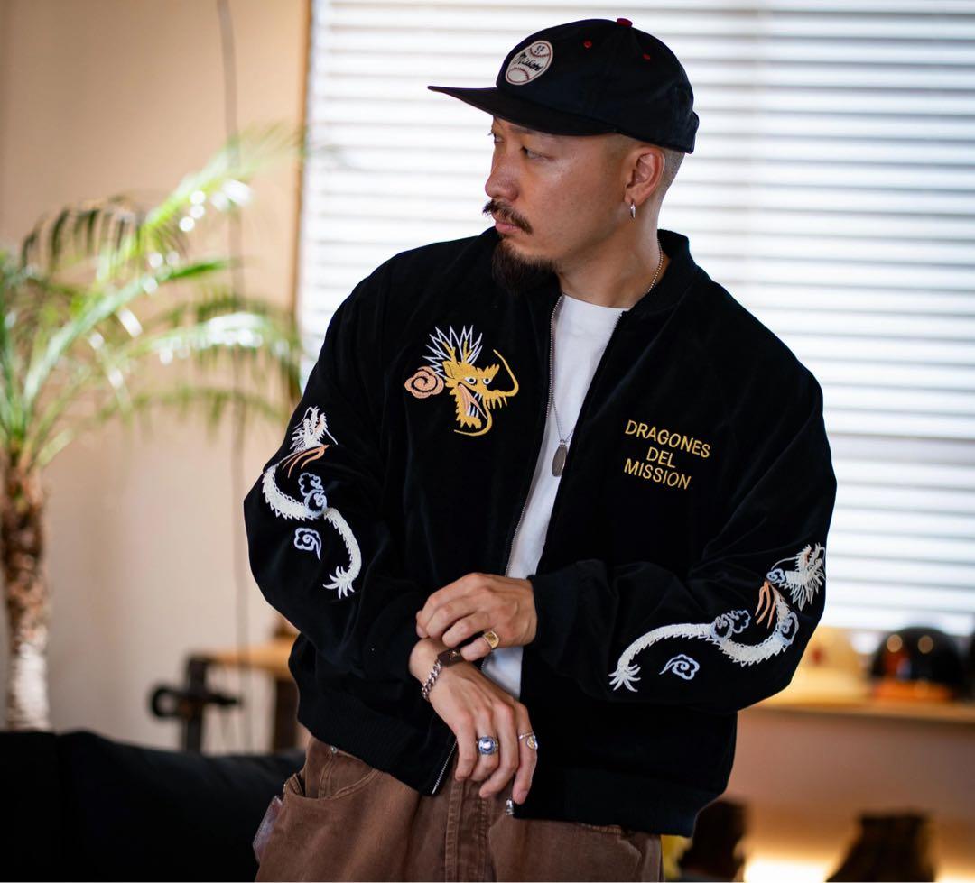 別珍】ミッションディストリクト DRAGONES DEL Lサイズ - メルカリ