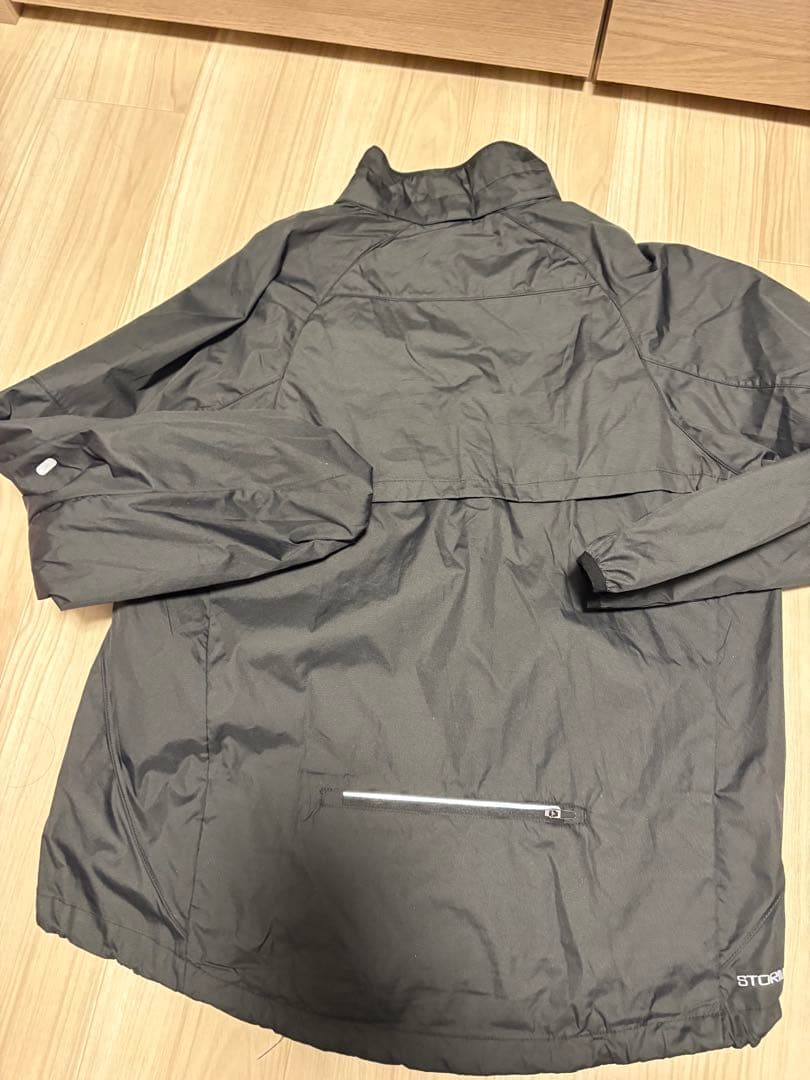 NIKE STUSSY ブラックナイロンジャケット シェルジャケット - メルカリ