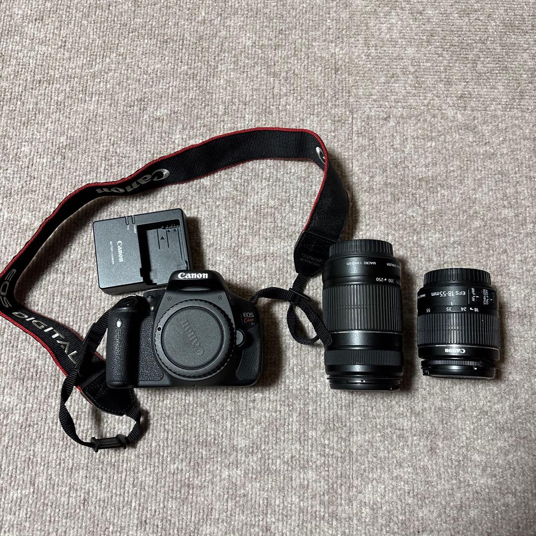 Canon EOS kiss x5デジタル一眼レフカメラ 本体とレンズ2本 キヤノン（Canon） Canon EOS kiss X5 ダブルレンズセット デジタル