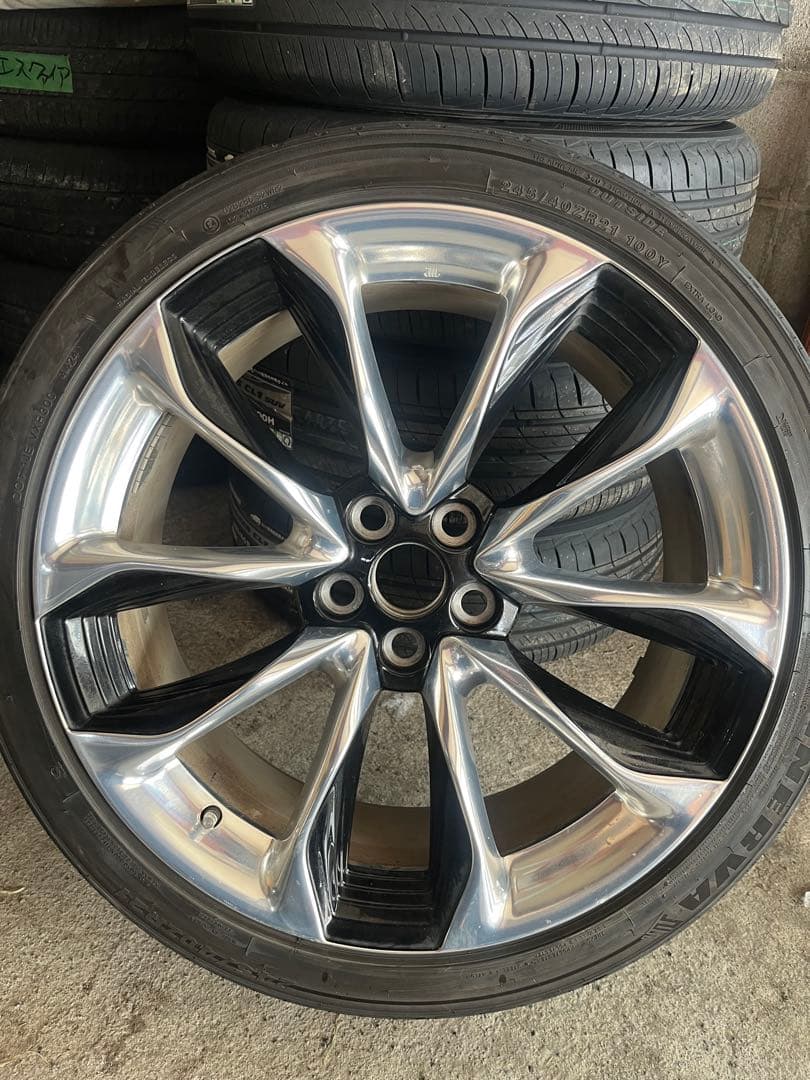 245/40R21 レクサスLC 21インチ 純正ホイール 8.5J 4本