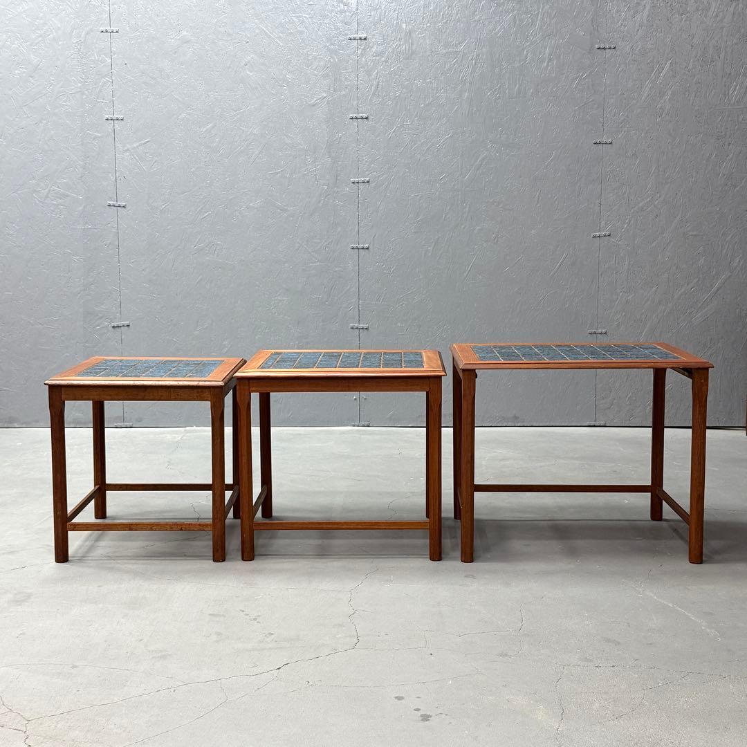 北欧デンマーク ヴィンテージ タイルトップ テストテーブル (502
