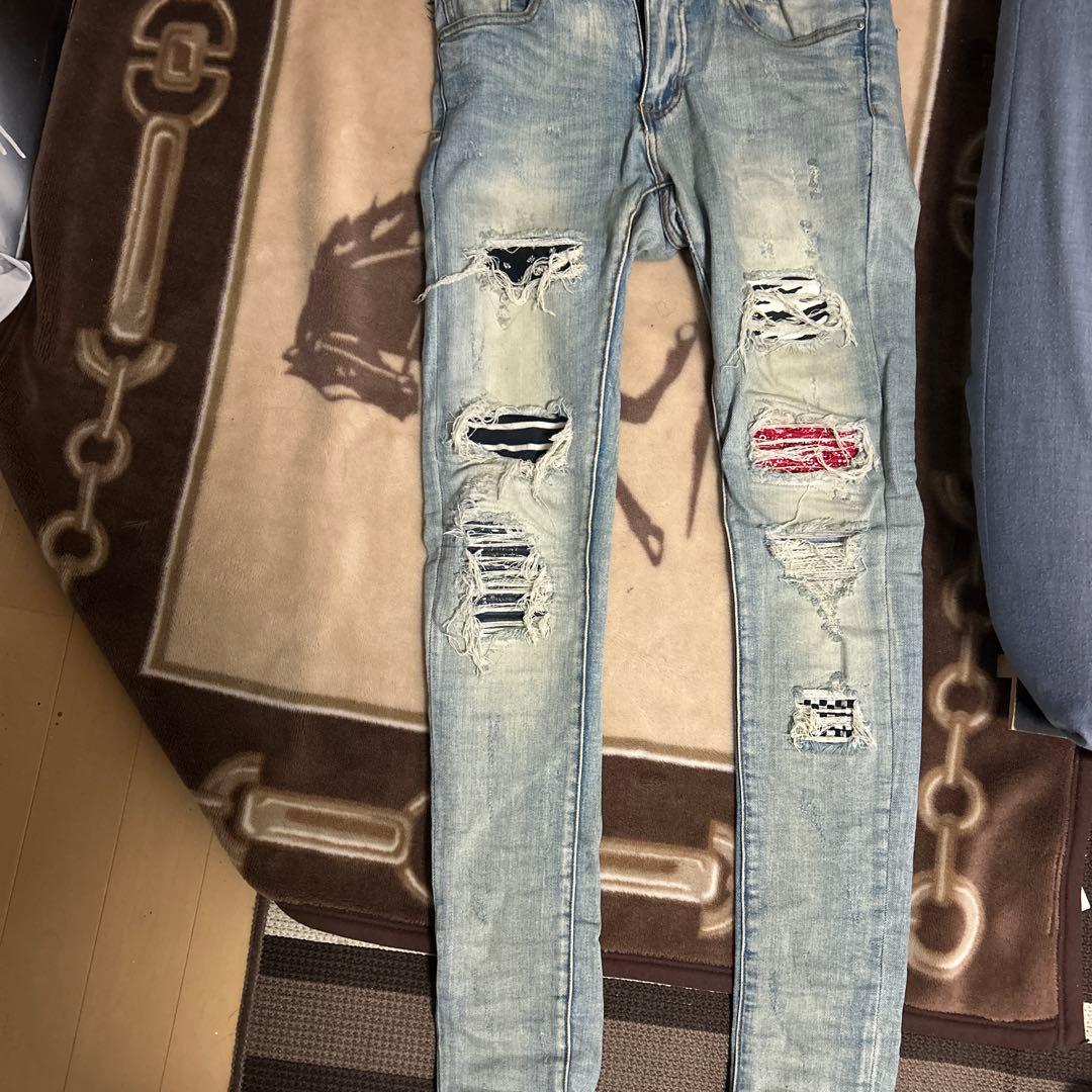 mnml ダメージデニムパンツ サイズ28 楽天市場】mnml デニム ミニマル ジーンズ メンズ ダメージ ジーンズ