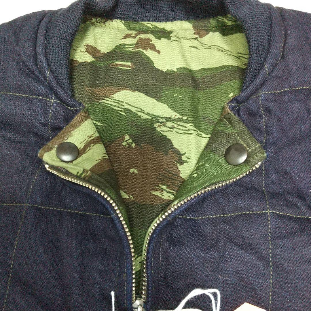 新品ミスターフリーダム ミッドナイトデニム×カモフラ キルト