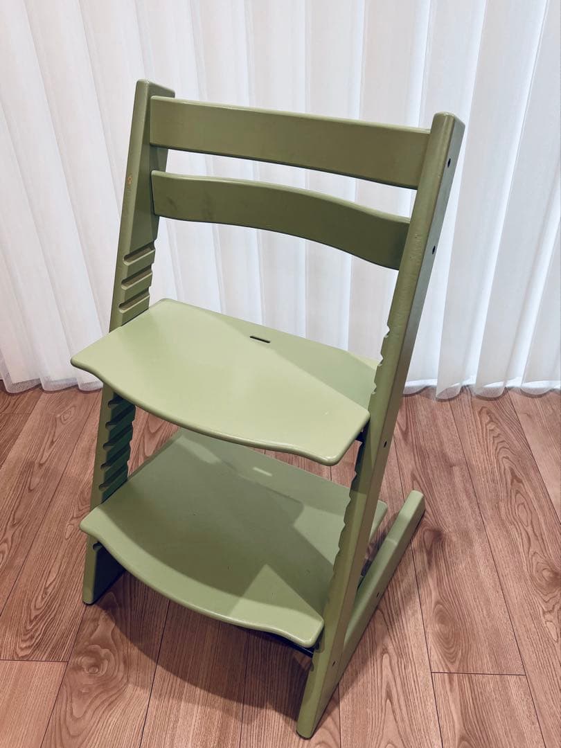 廃盤 人気カラー】ストッケ トリップトラップ モスグリーンSTOKKE