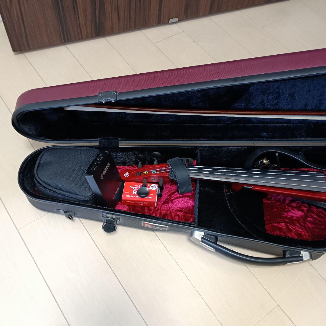 ヤマハサイレントバイオリンYSV104 赤色 ハードケース付き - メルカリ