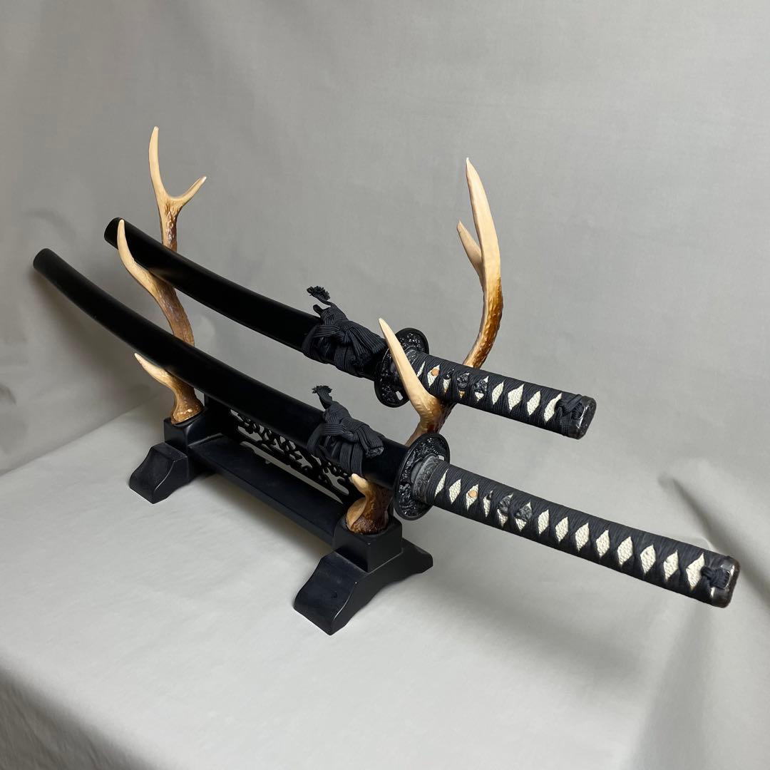 模造刀 刀装具 日本刀 居合刀 鹿の角 - メルカリ