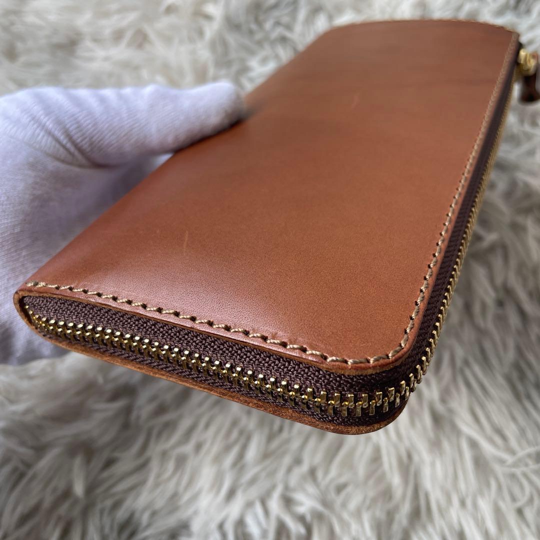 極美品】オルガン Lジップ 長財布 - メルカリ