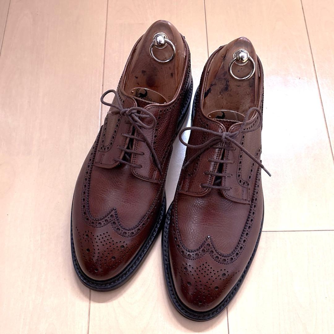 659.CROCKETT&JONES PEMBROKE フルブローグ 8.5E