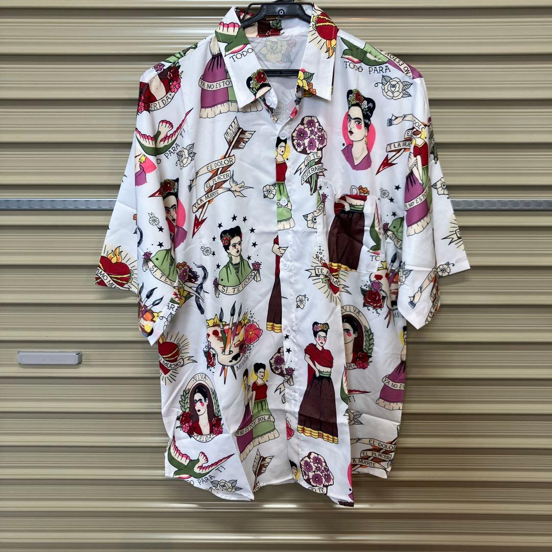 フリーダカーロ アロハシャツ タトゥー アメトラ ヴィンテージ