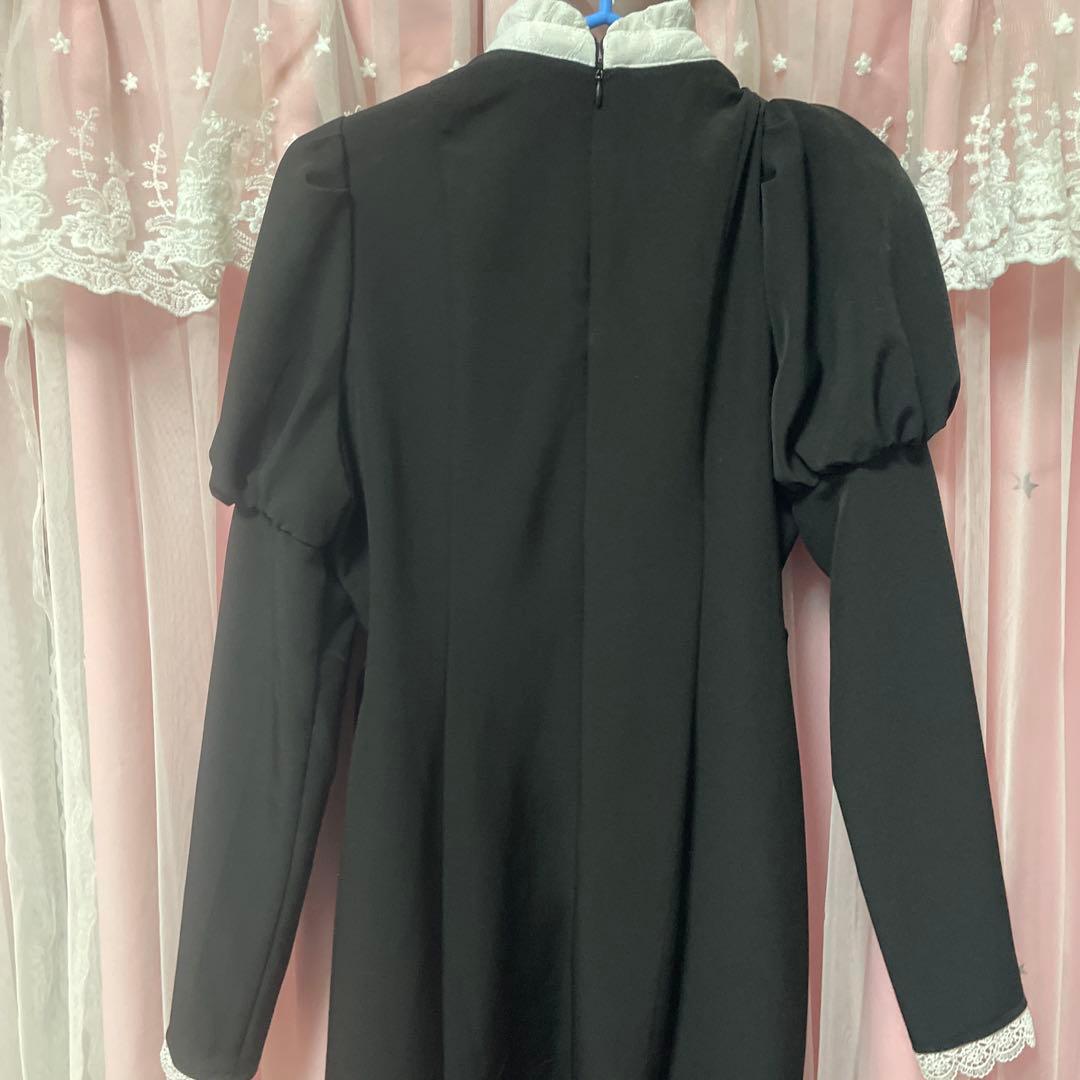 Rosemuse ”lace maid style dress” black - メルカリ