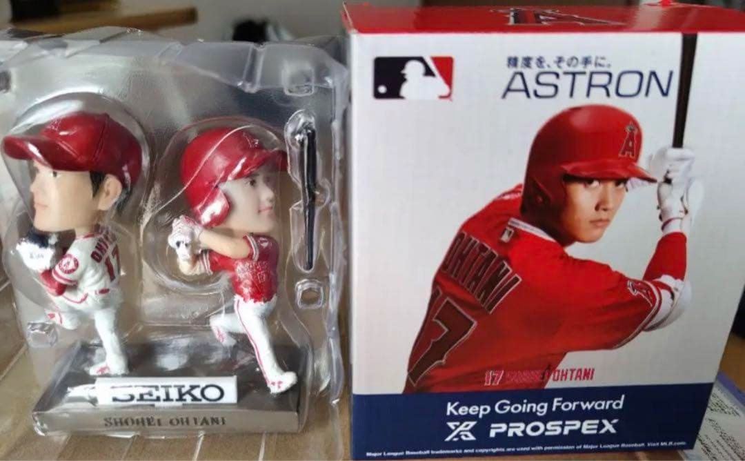 非売品】大谷翔平選手 二刀流ボブルヘッド フィギュア SEIKO