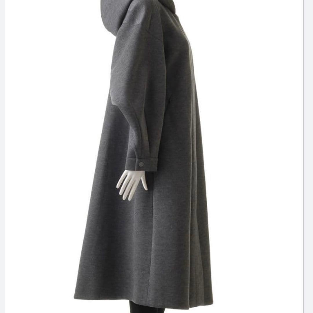 極美品❣️ ENFOLD エンフォールドボンデイング フレア コートグレーロング