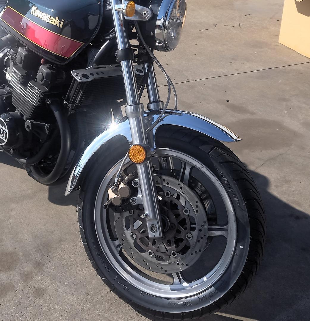 鉄 フロントフェンダー Z仕様/メッキ ゼファー400 汎用 ゼファーχ