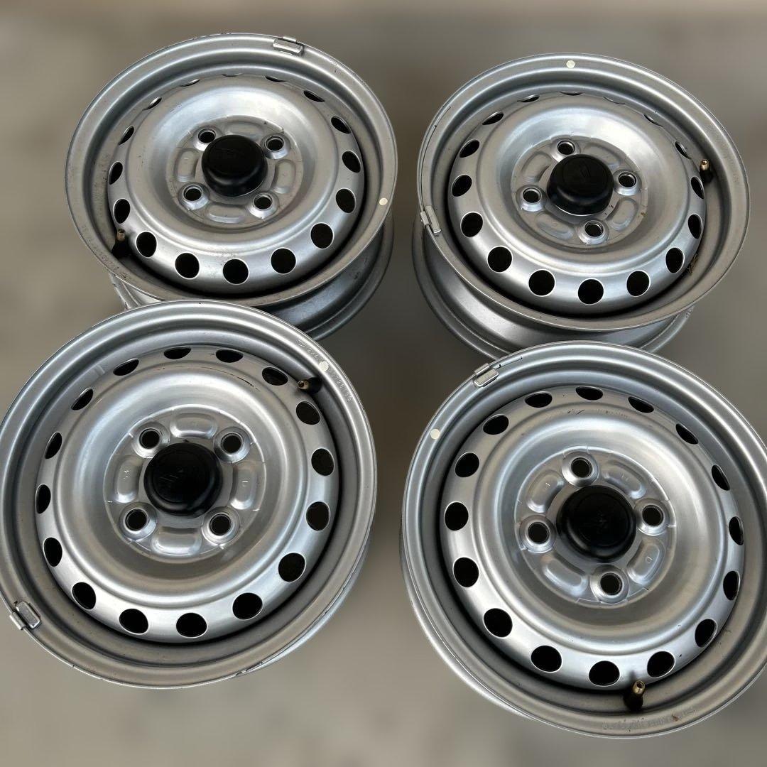 即*^様 ダイハツ純正12インチ 鉄ホイール 4個セット 激安 4本セット】ダイハツ 純正 スチール 鉄ホイール 鉄チン 中古品 12
