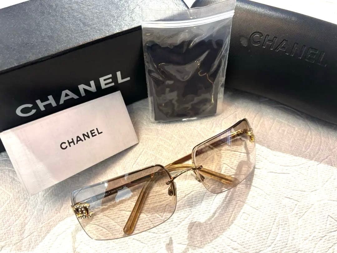 CHANEL シャネル ラインストーン グラデーション サングラス 4104 楽天市場】CHANEL シャネル サングラス ココマーク ラインストーン