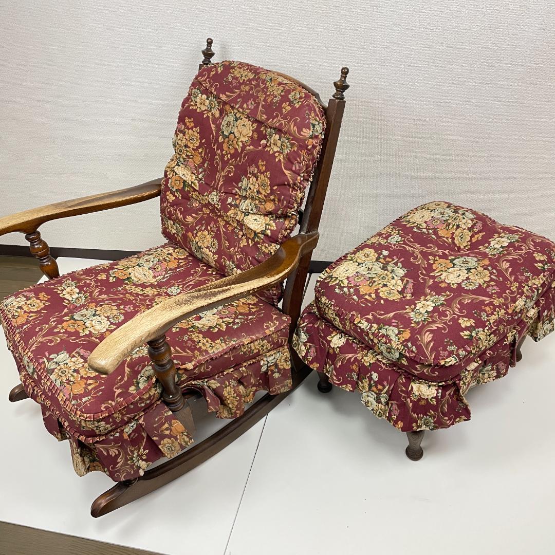 飛騨産業 キツツキ ロッキングチェア 穂高 アンティーク 椅子 イス チェア 飛騨産業 ロッキングチェア 穂高 キツツキマーク/HIDA Rocking Chair