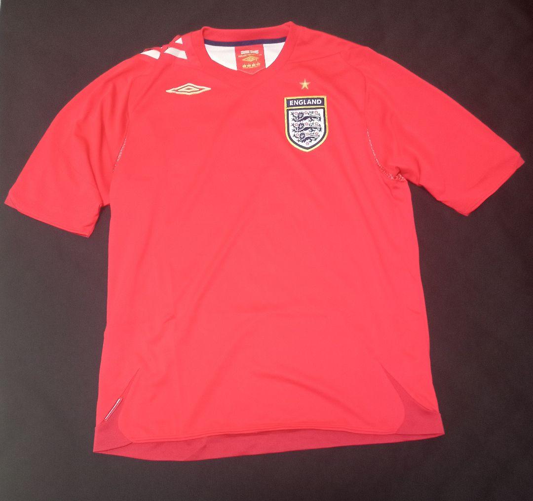 サッカー イングランド 代表 ユニフォーム W杯 優勝国 アウェイ レッド