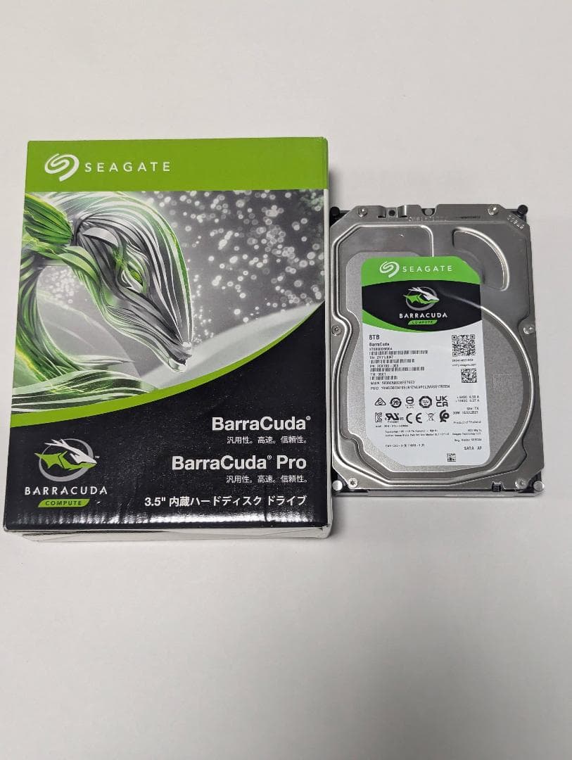 Seagate Barracuda 8TB 内蔵型HDD - HD1207#Seagate Barracuda 8TB