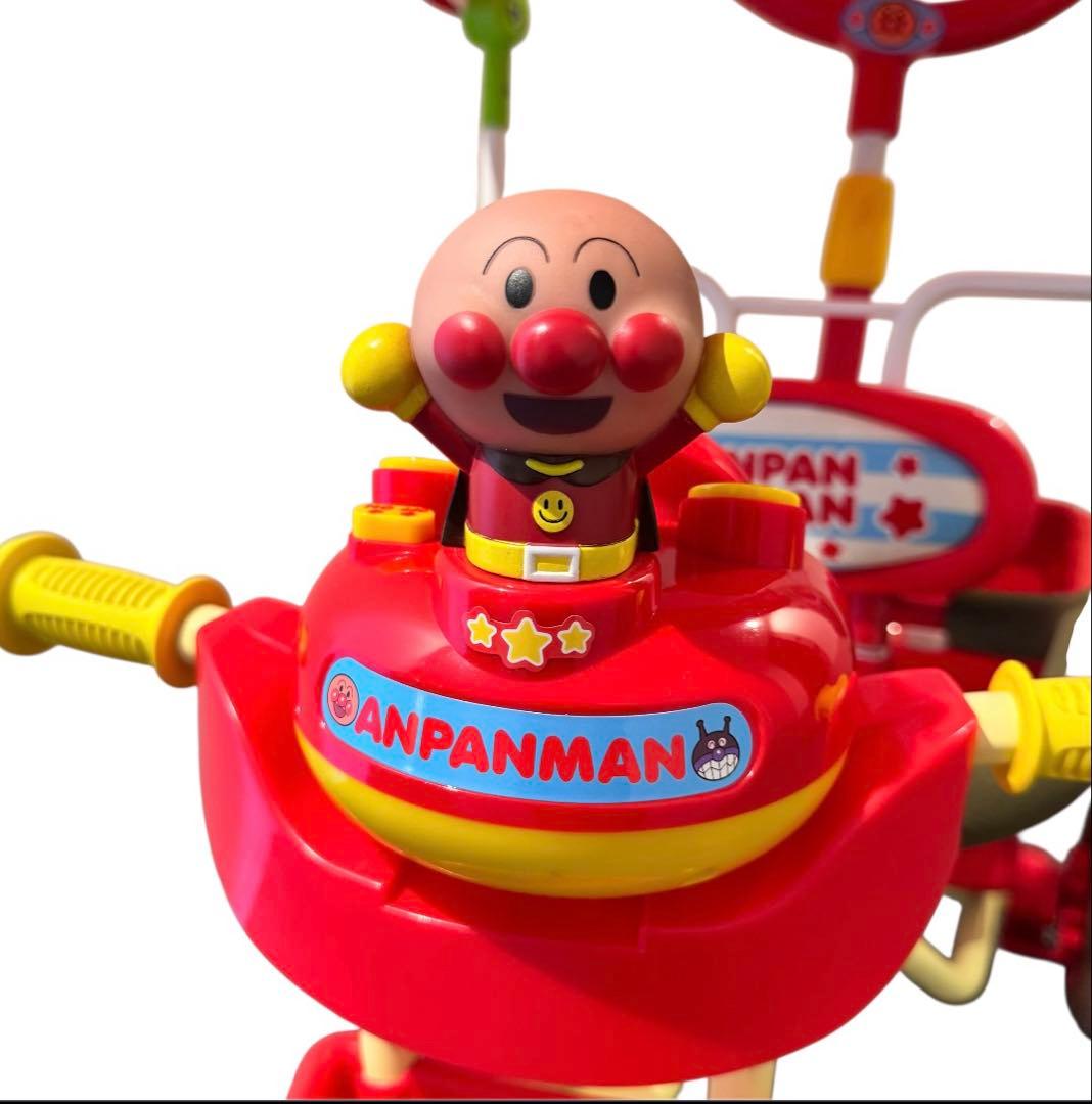 アンパンマン デラックスII三輪車 サンシェード&足置きステップボード