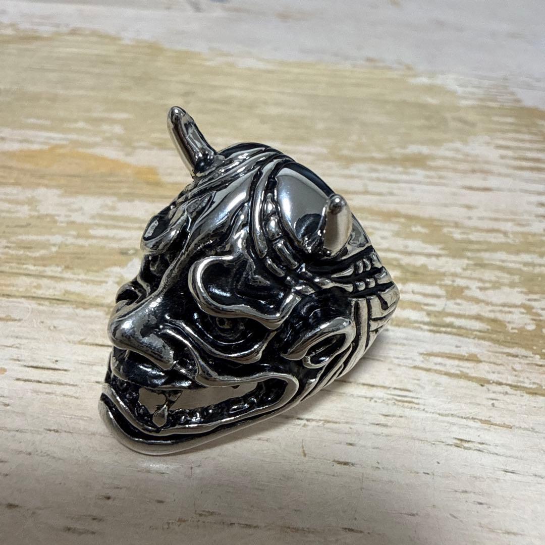 鬼の顔リング 般若 22号 - メルカリ