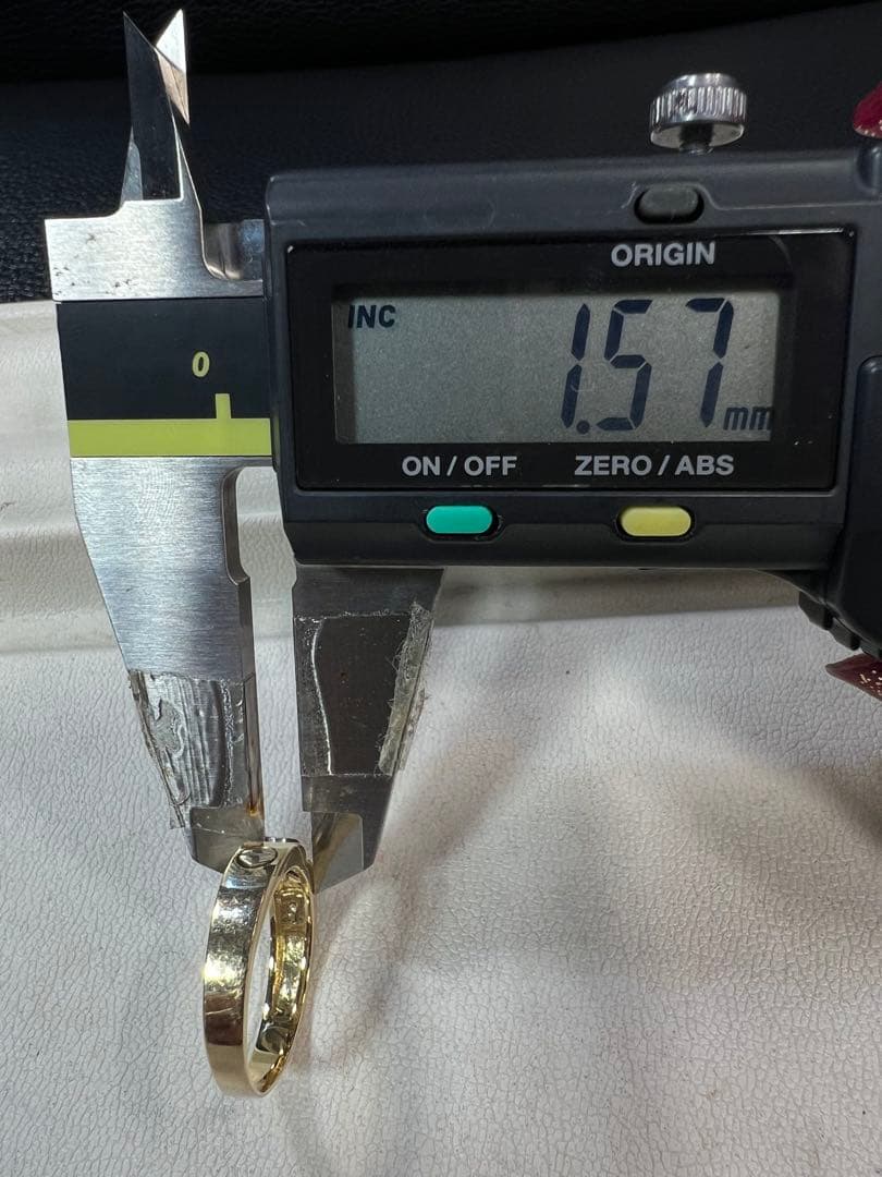 K18/D0.07ct/14号/3.9g Ringリング - メルカリ