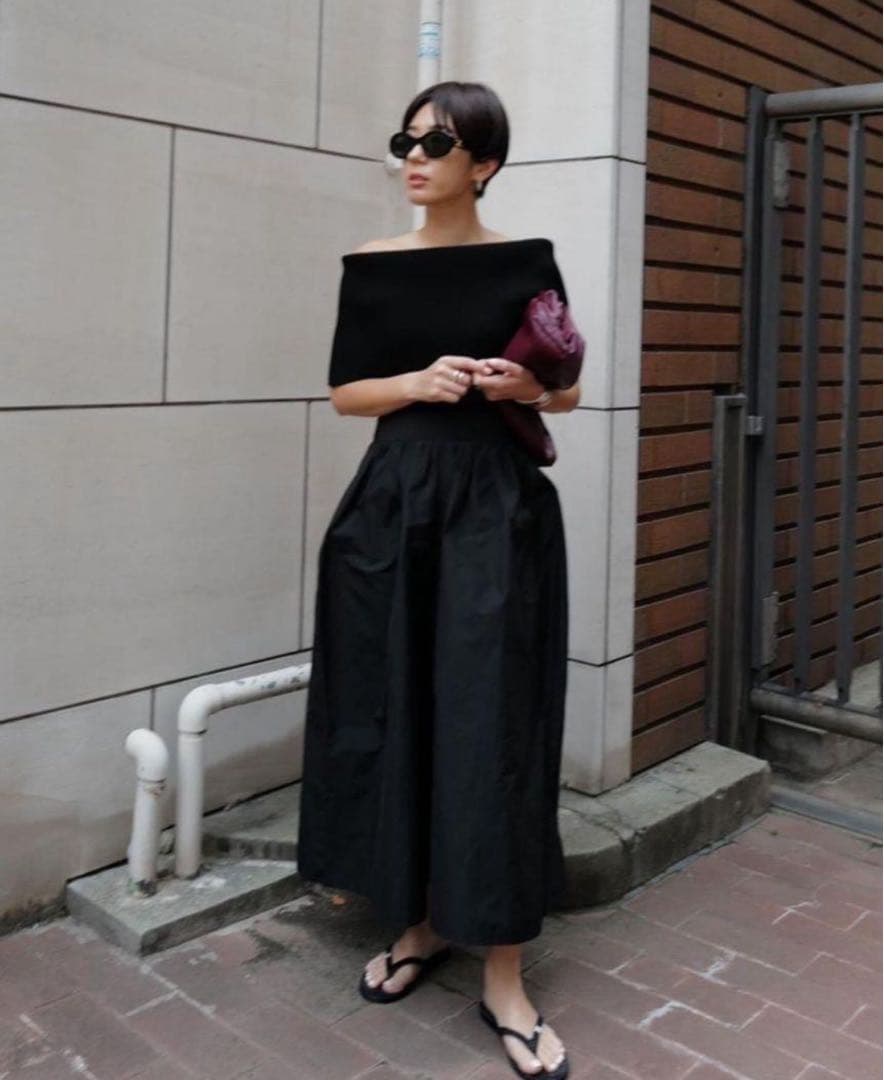 【新品】machatt マチャット　メモリーキュロットパンツ メモリーキュロットパンツのご紹介です！ これからの季節に活躍間違い