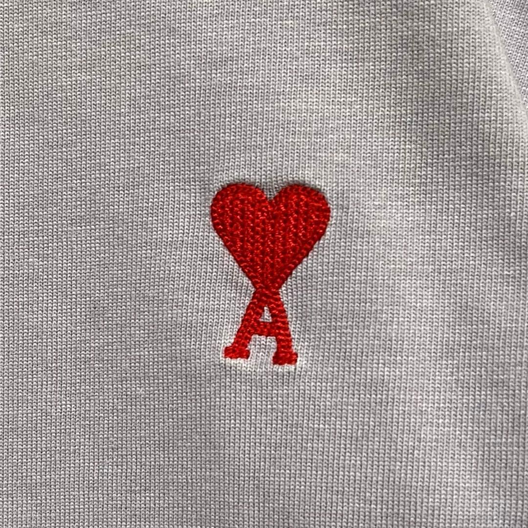 一点物 ami アミパリススウェット ハートAロゴ刺繍グラフィック