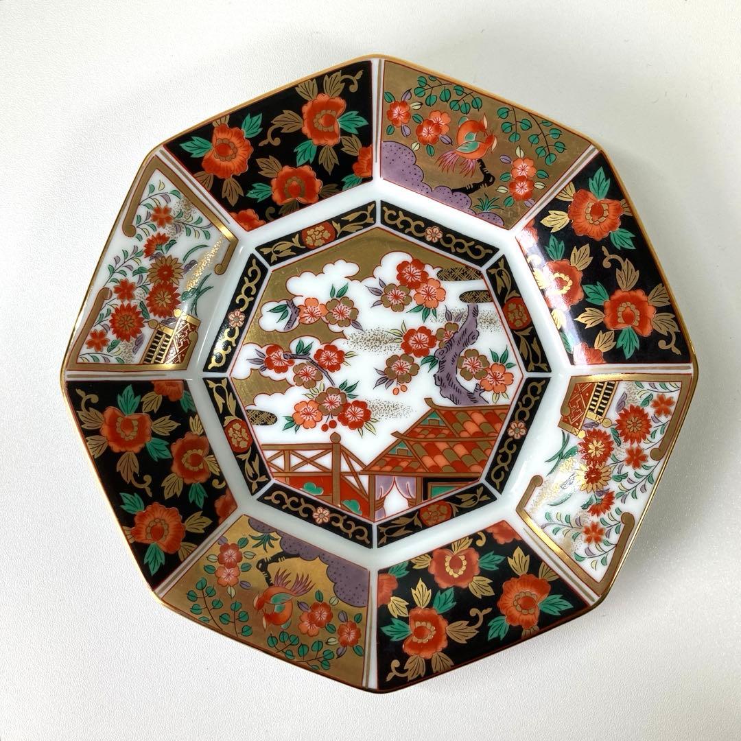 有田焼 青藍窯 古伊万里紋様 金蘭手 八角 中皿 銘々皿 二枚組 - メルカリ