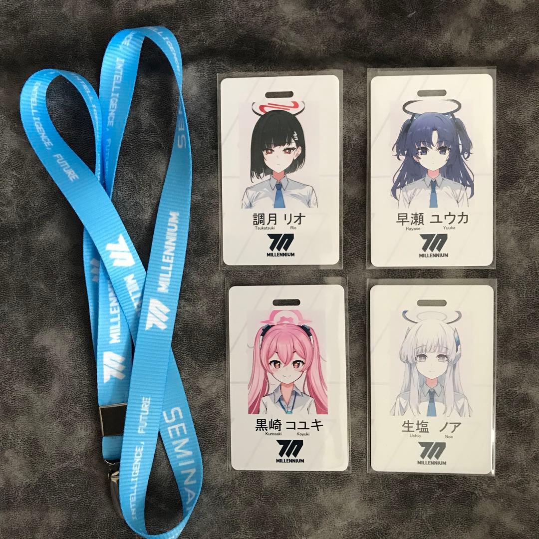 ブルーアーカイブ ブルアカ 雪 セミナー ミレニアム 学生証風カード