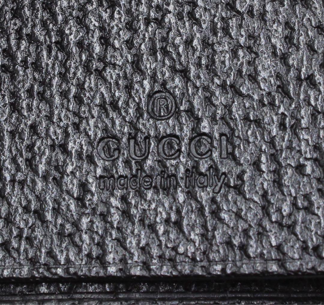 N2598 未使用!! グッチ シェリーライン レザー 6連 キーケース - メルカリ