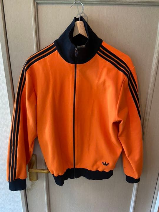 80sアディダス トラックジャケット オレンジ 小松菜奈着用 - メルカリ