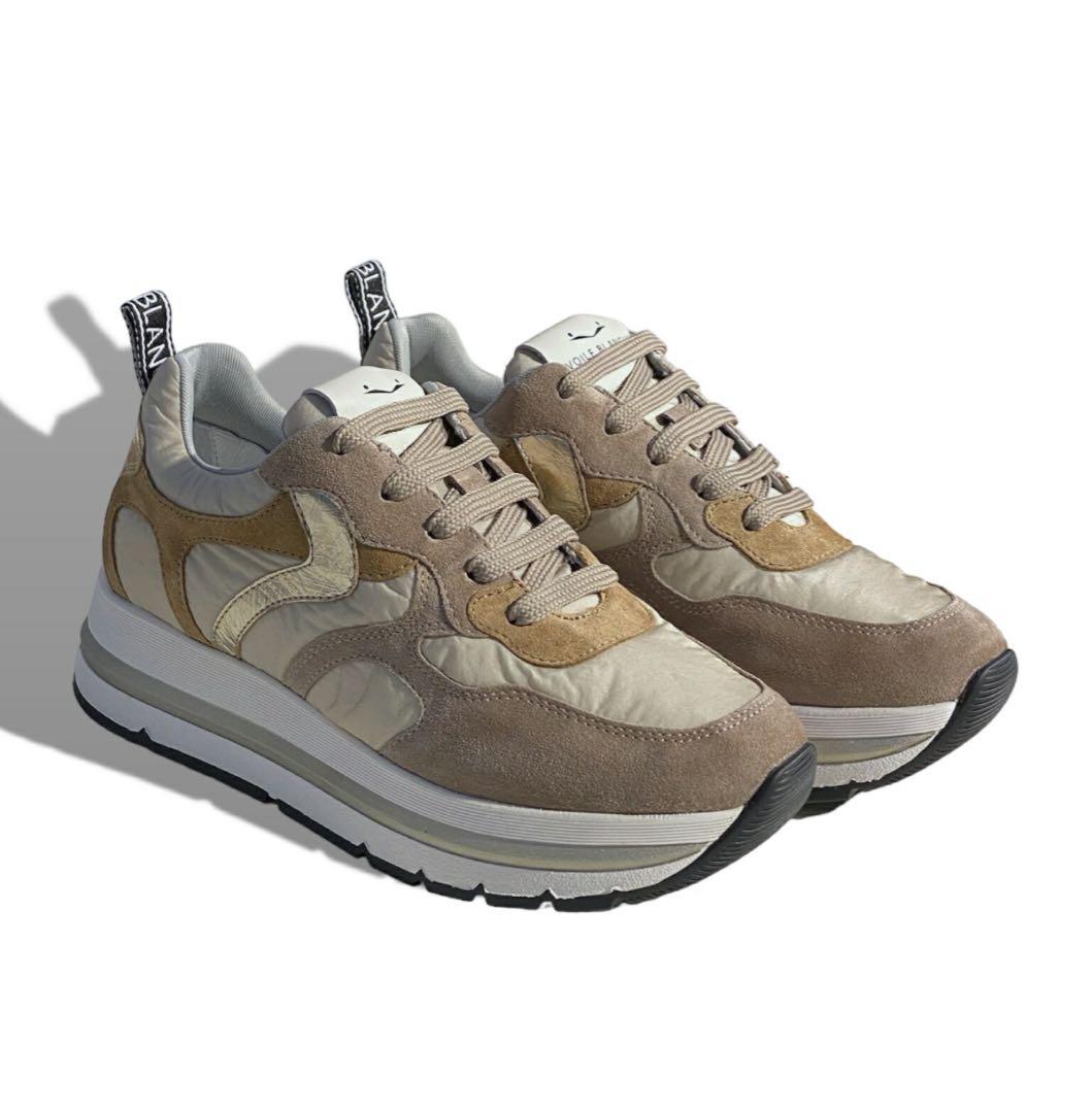 Voile Blanche ボイルブランシェ スニーカー ベージュ 22.5cm