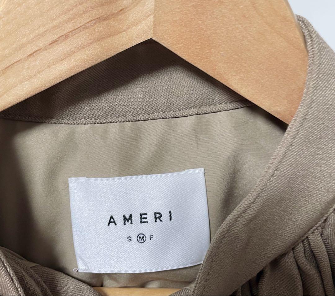 Ameri VINTAGE/ベージュ バルーンスリーブジャケット