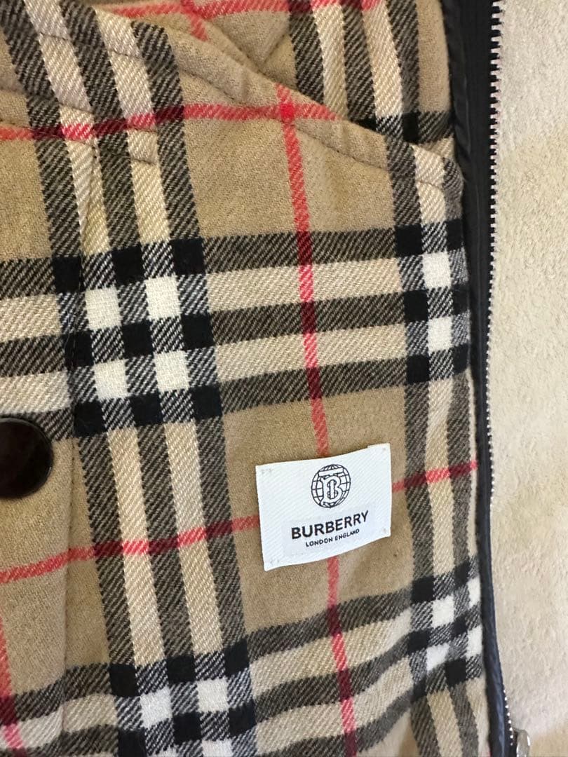 BURBERRY キルティング ジャケット ワッペン ナイロン