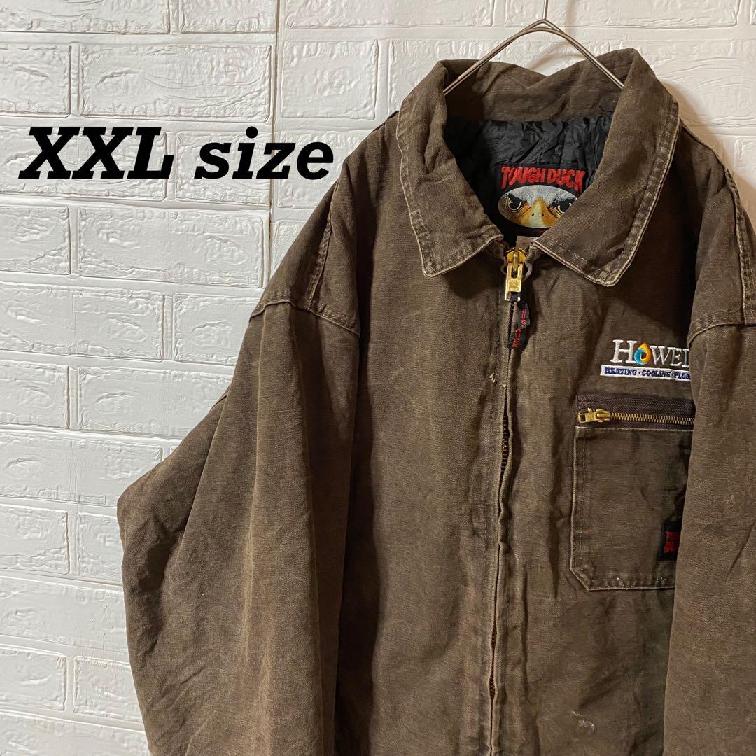 TOUGH DUCK ダック生地　カナダ製デトロイトジャケット　ダークブラウン 楽天市場】TOUGH DUCK ダック地ワークジャケット カナダ製 メンズXL