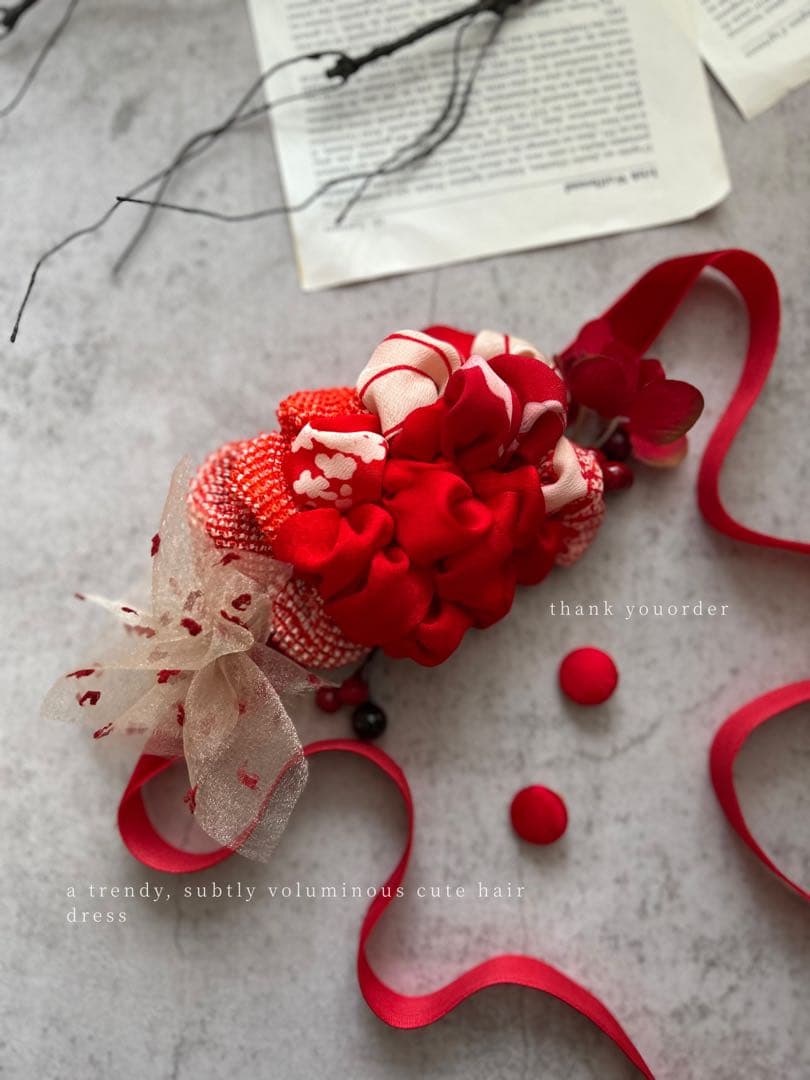 tomomoi様　order髪飾り♡ ディップアート 髪飾り 成人式 卒業式 結婚式 白 黒 ゴールド シルバー