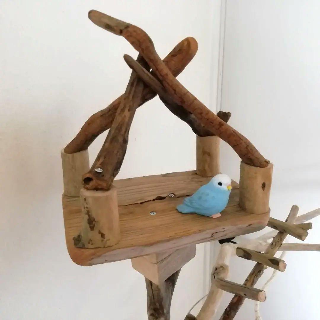バードアスレチックジム㉛ 天然木 自然木 流木 止まり木 インコ遊び場