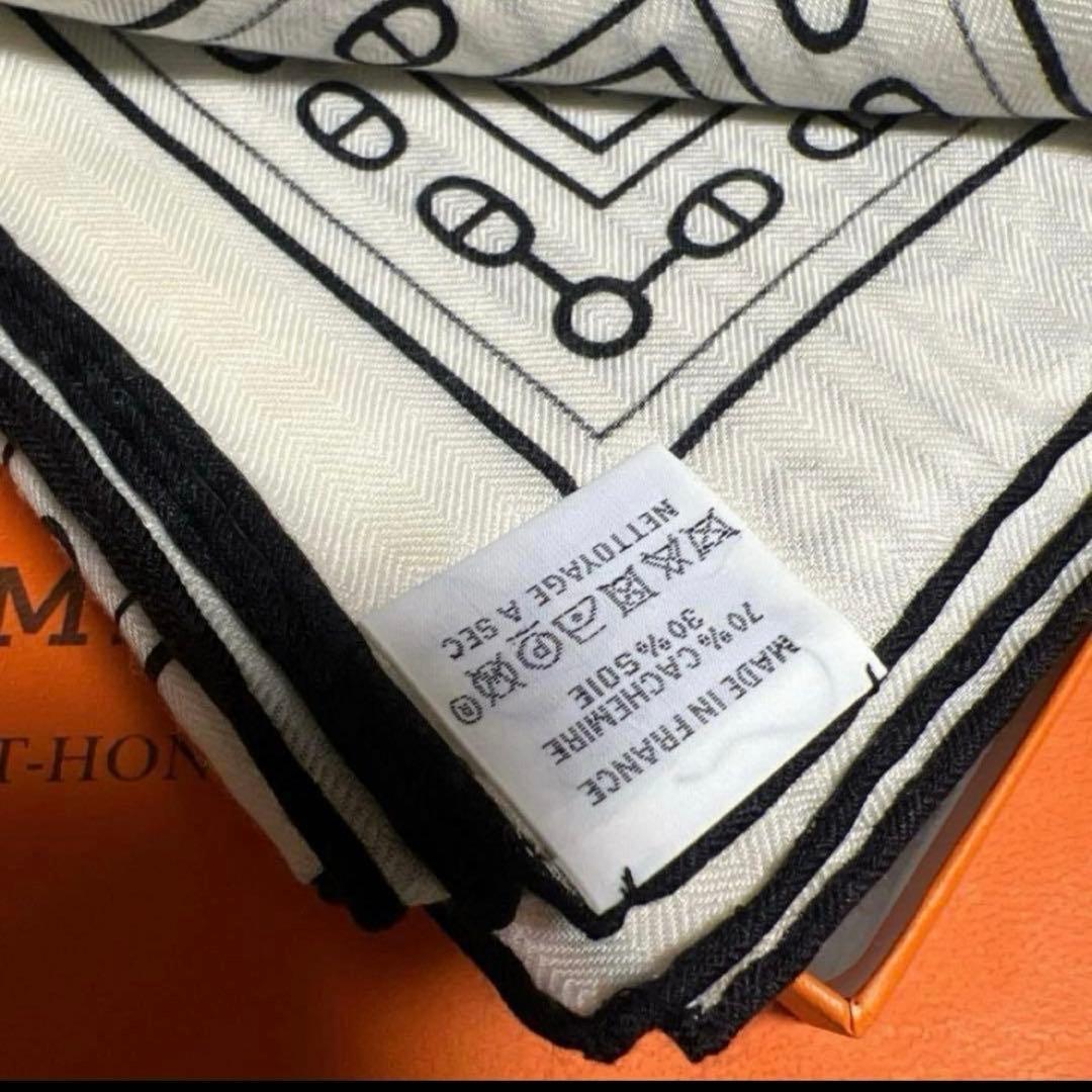 エルメス カレジェアン カシミアシルク カシシル 140 シュヴァル