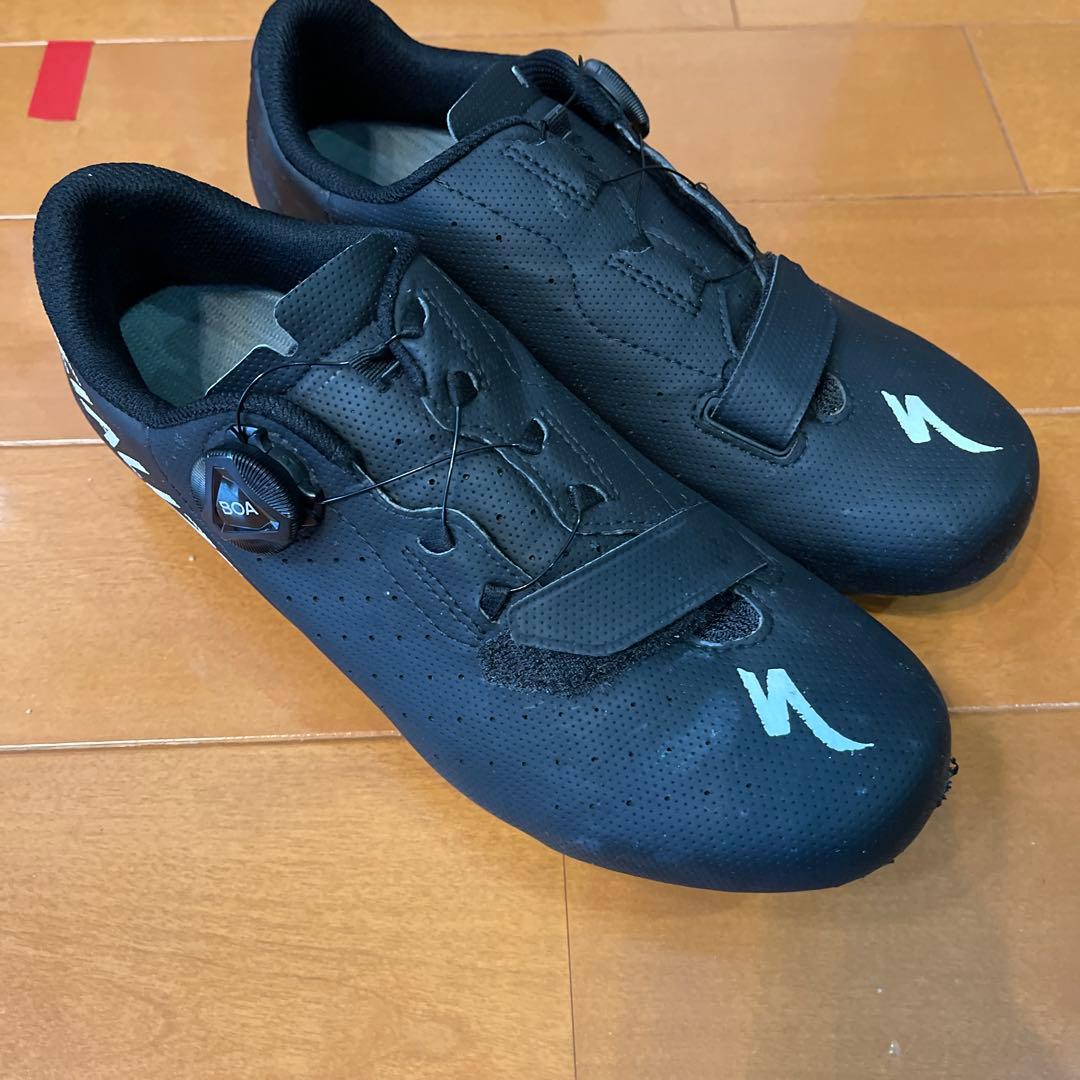 【中古良品】ロードバイク ビンディングシューズ 25.2cm EU40 2セット