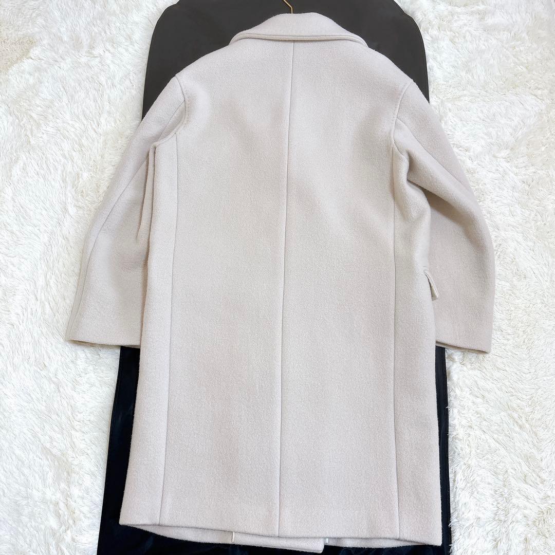 定価25.3万円☆BLAMINK ブラミンク ウールダブル2ボタンロングコート