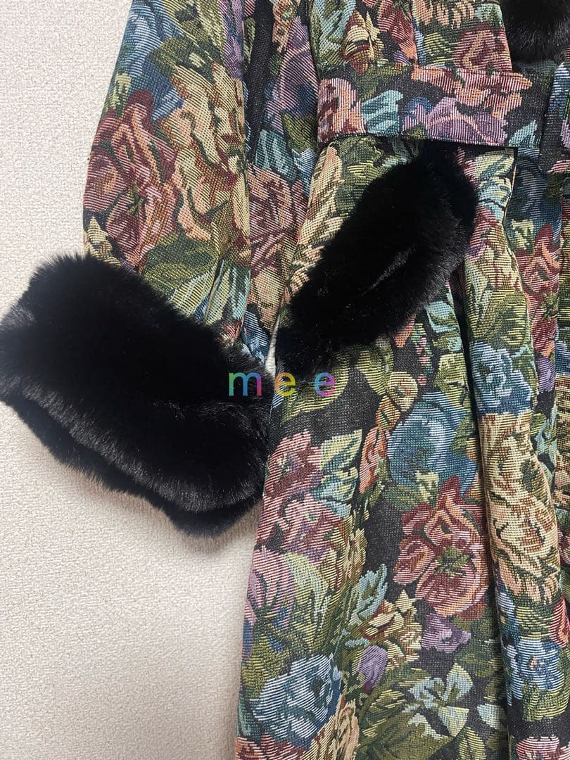 くる実 しまむら ノエルドメモワール ゴブランコート 黒 6L - メルカリ